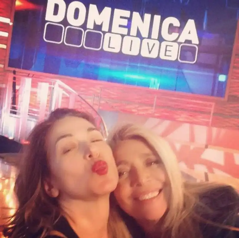 selfie barbara durso e mara venier