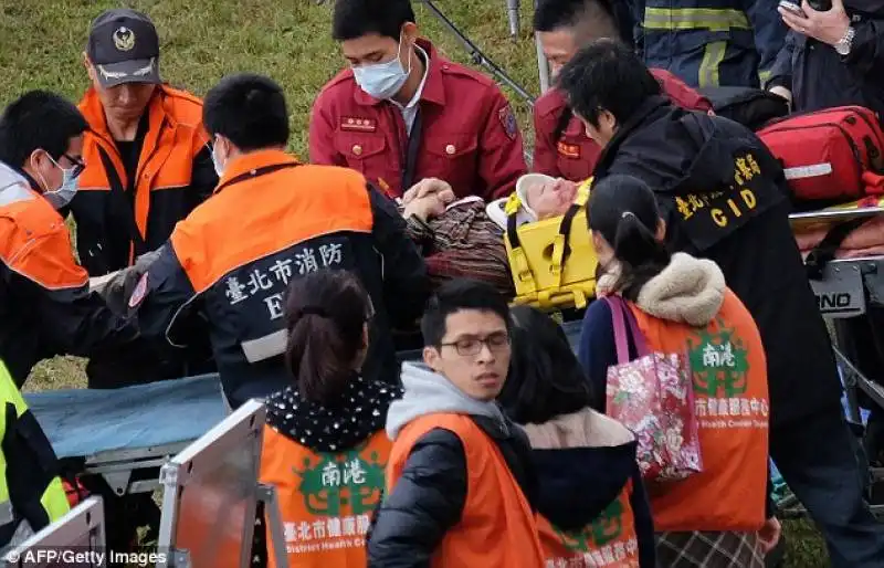 taiwan   un aereo in volo tocca un ponte e cade nel fiume  11