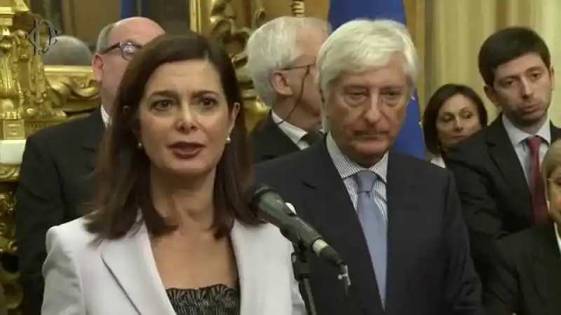 ugo zampetti con laura boldrini