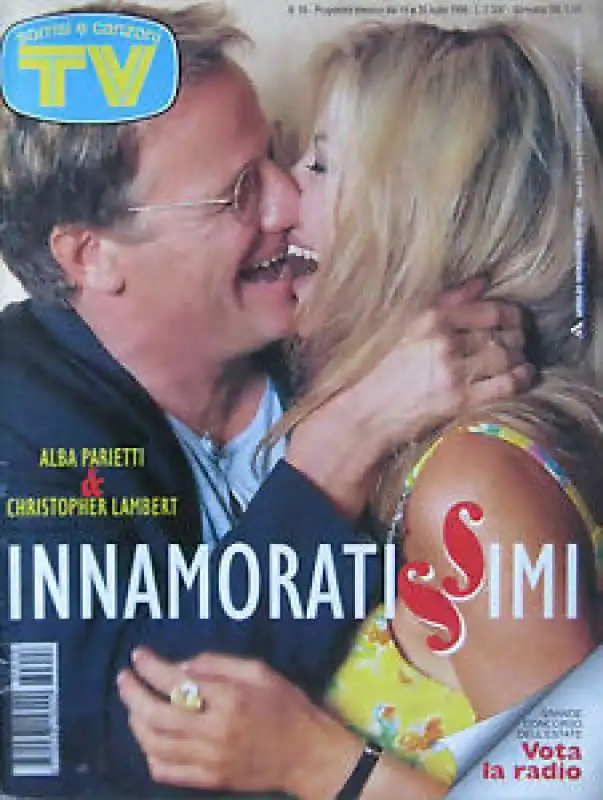 alba parietti e christopher lambert  6