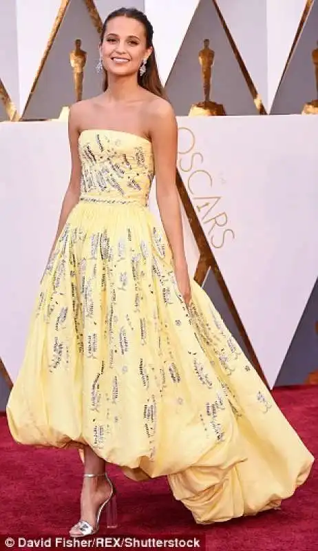 alicia vikander agli oscar