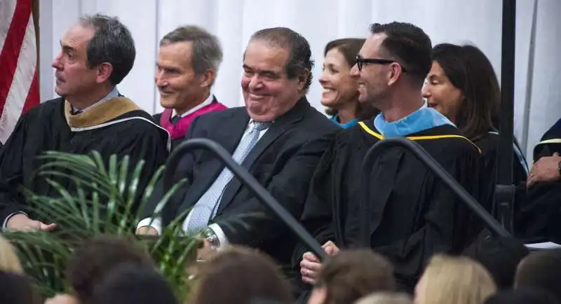 antonin scalia al diploma della nipote megan 2015