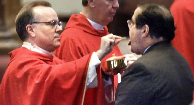 antonin scalia in chiesa a boston 2006