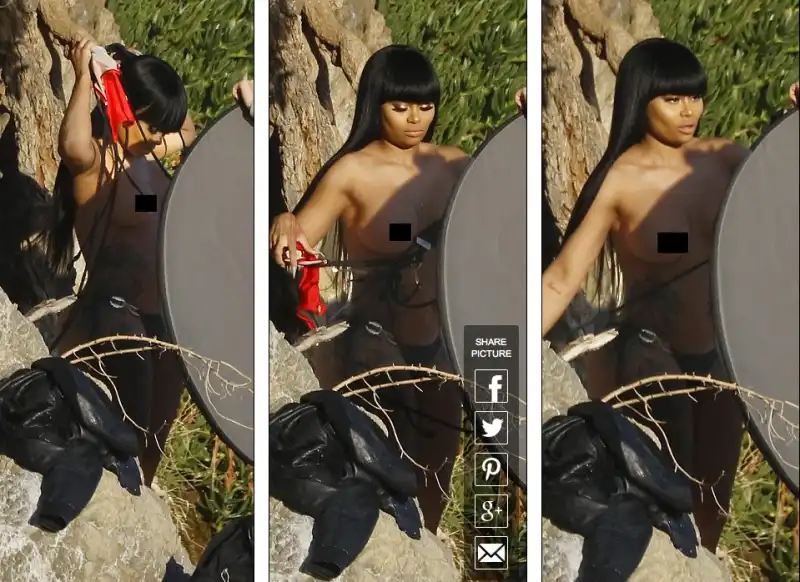 blac chyna topless a los angeles