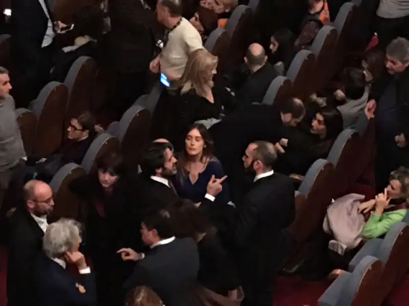 BOSCHI E BONIFAZI A TEATRO PER VIRGINIA RAFFAELE