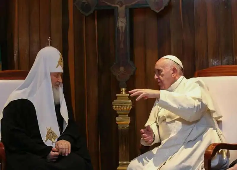 il patriarca kirill e papa bergoglio 7