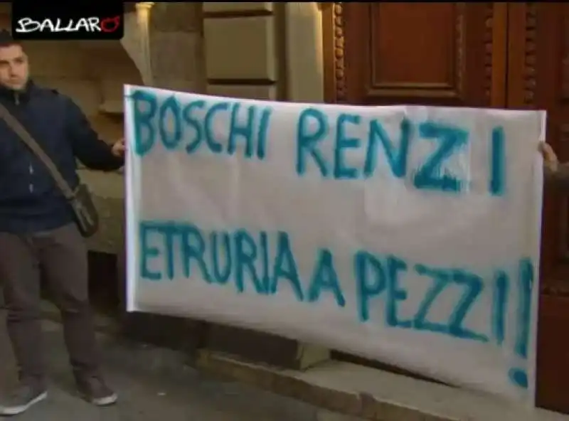 il servizio di francesca biagiotti a ballaro su pier luigi boschi  5