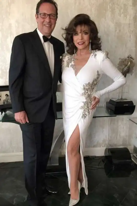 joan collins alla notte degli oscar