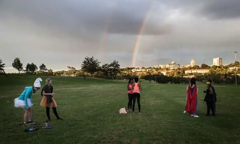 johannesburg sotto arcobaleno