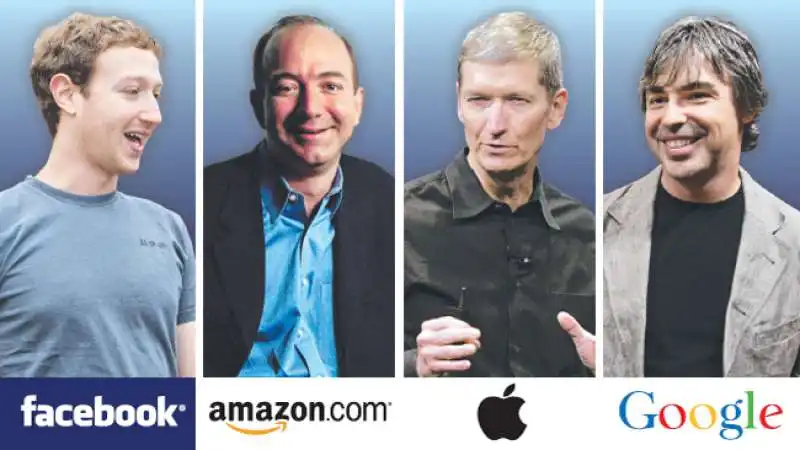 larry page tim cook zuckerberg bezos amazon facebook apple google