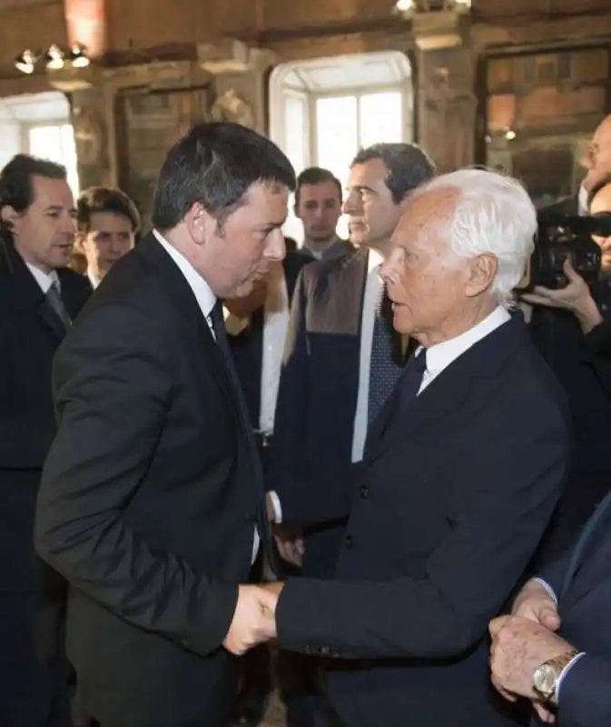 matteo renzi giorgio armani