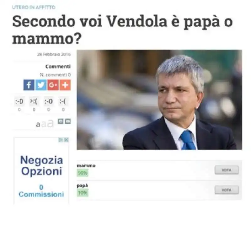 nichi vendola mammo o papa