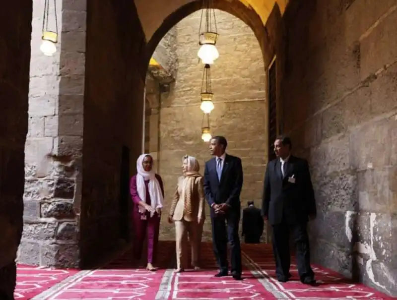 obama in moschea a baltimora 