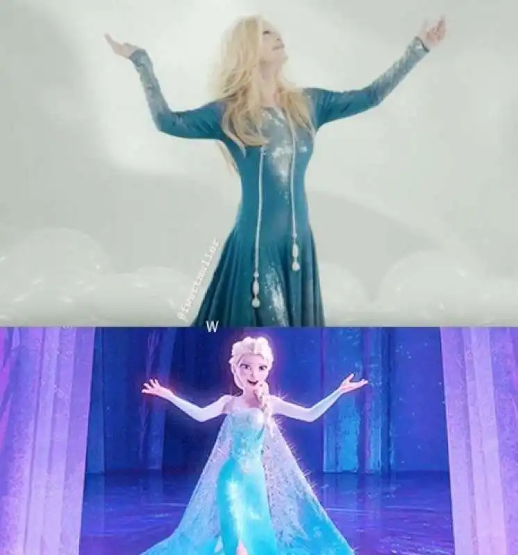 patty pravo elsa di frozen