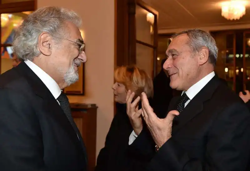 placido domingo e pietro grasso