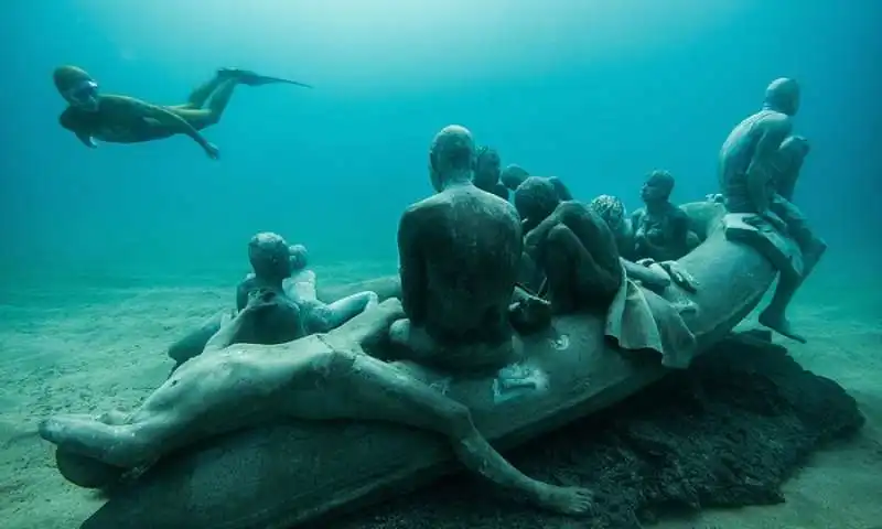 the raft of lampedusa a lanzarote