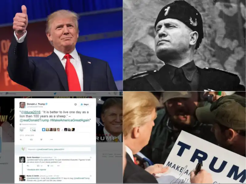 TRUMP MUSSOLINI