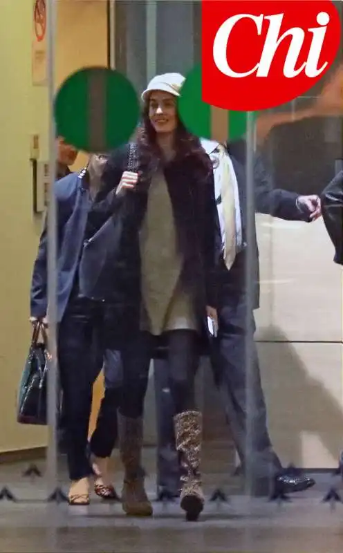 AMAL ALAMUDDIN CON IL PANCIONE