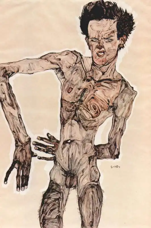 autoritratto schiele