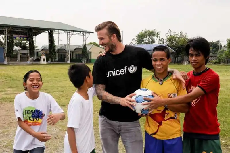 beckham filantropo