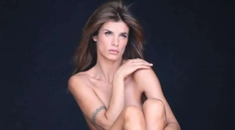 elisabetta canalis nuda per la peta 