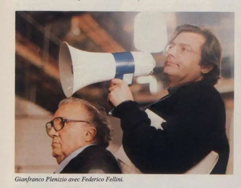 Federico Fellini e Gianfranco Plenizio