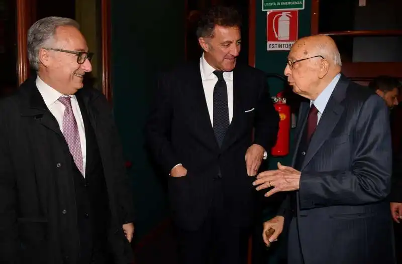 filippo patroni griffi  luca barbareschi  giorgio napolitano