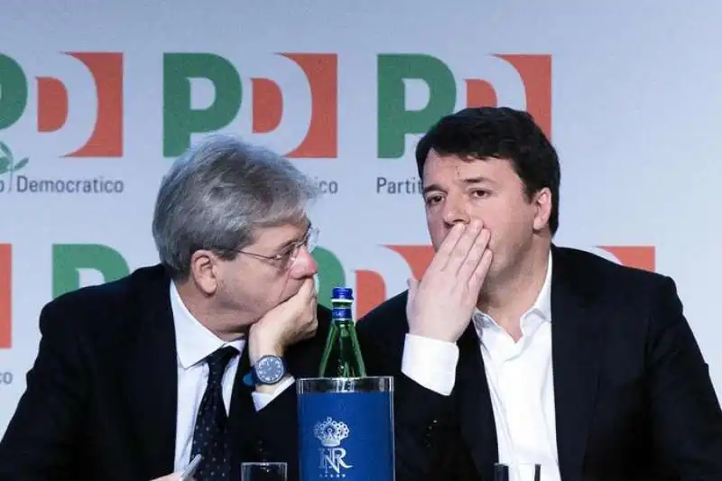 gentiloni e renzi