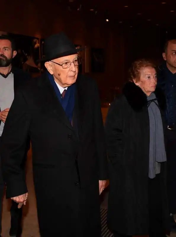 giorgio napolitano con la moglie clio (2)