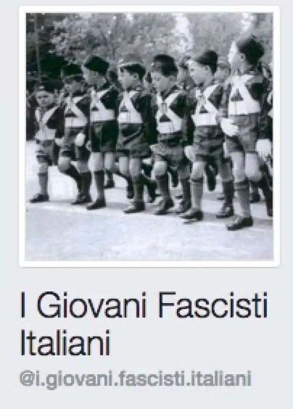 GIOVANI FASCISTI ITALIANI