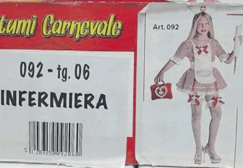 IL COSTUME DA SEXY INFERMIERA PER BAMBINE