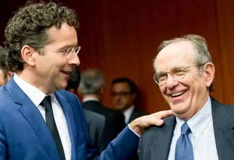 Jeroen Dijsselbloem Piercarlo Padoan