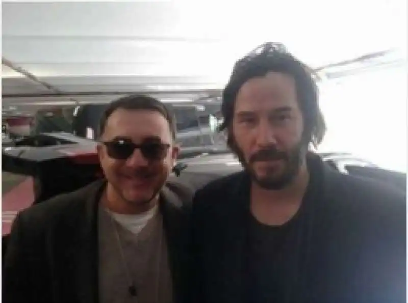 KEANU REEVES AL GEMELLI DI ROMA