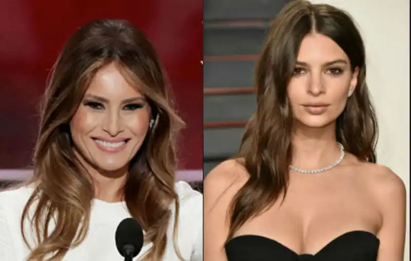 MELANIA TRUMP EMILY RATAJKOWSKI