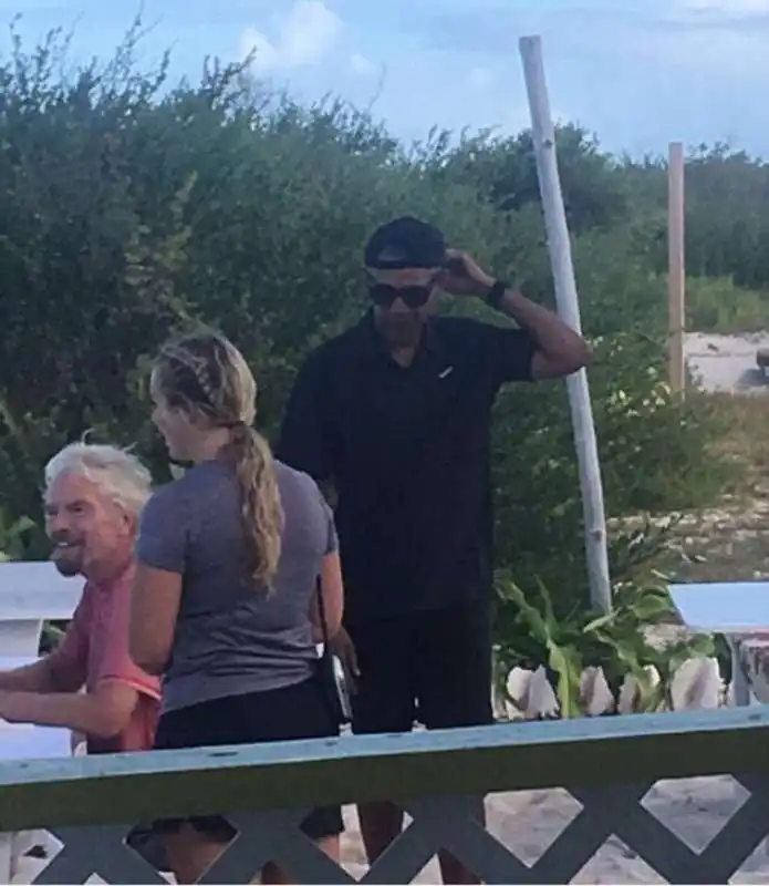 obama casual in vacanza