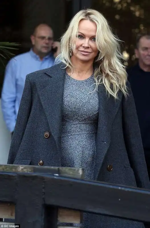 pamela anderson fa visita ad assange