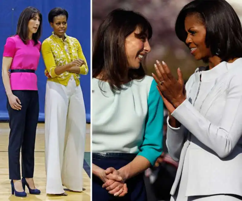 SAMANTHA CAMERON E MICHELLE OBAMA 