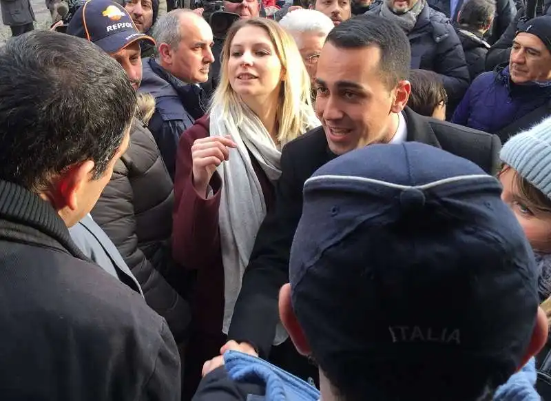 Cristina Belotti con Luigi Di Maio