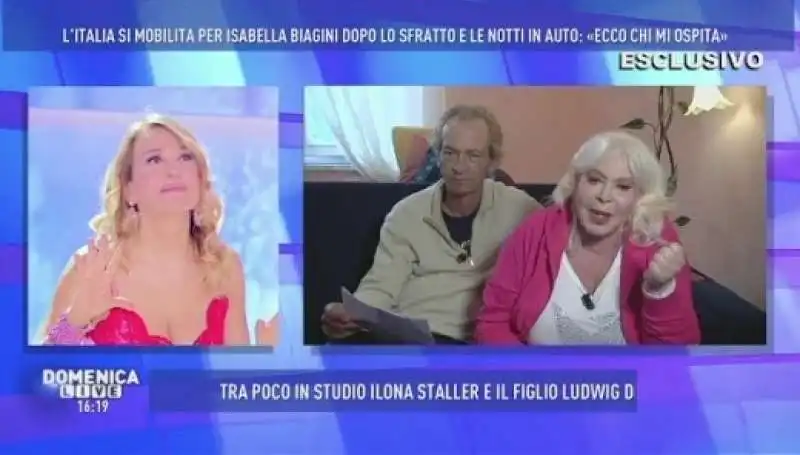 damiano stefano caltagirone e isabella biagini a la vita in diretta 