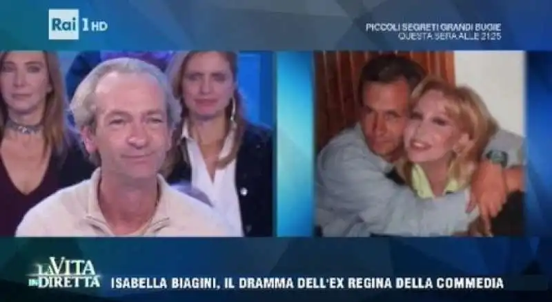 damiano stefano caltagirone e isabella biagini a la vita in diretta