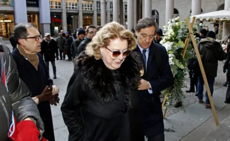 Diana Bracco funerale Moratti