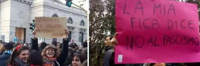 Manifestazione a Macerata