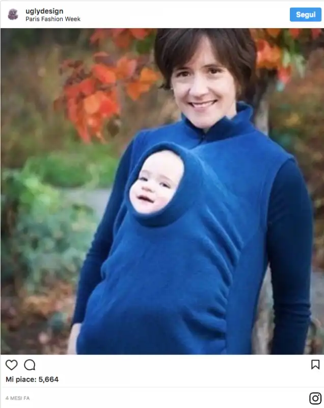 il maglione porta bebe