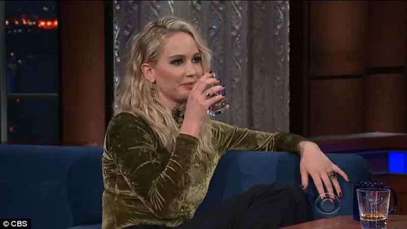 jennifer lawrence al late show 2