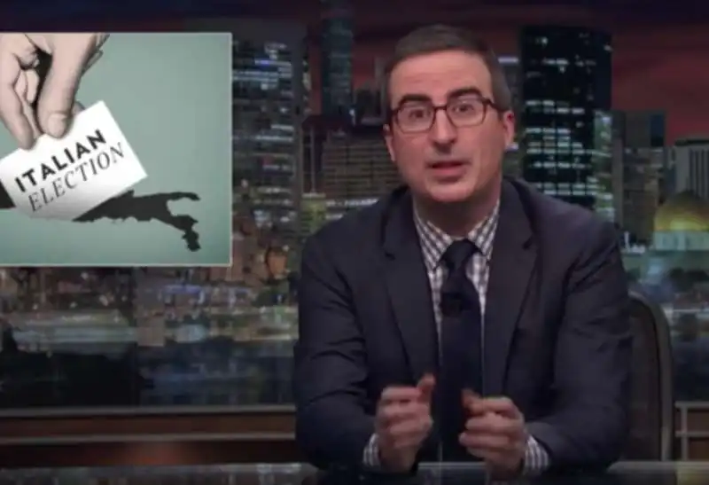 john oliver elezioni italiane