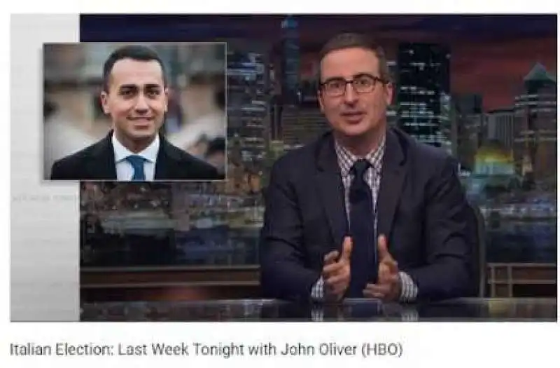 john oliver luigi di maio