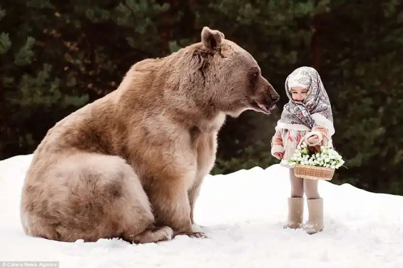 l orso stepan e la bambina