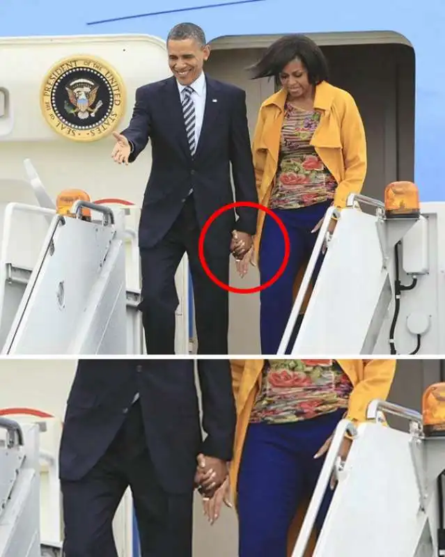 la mano di michelle obama