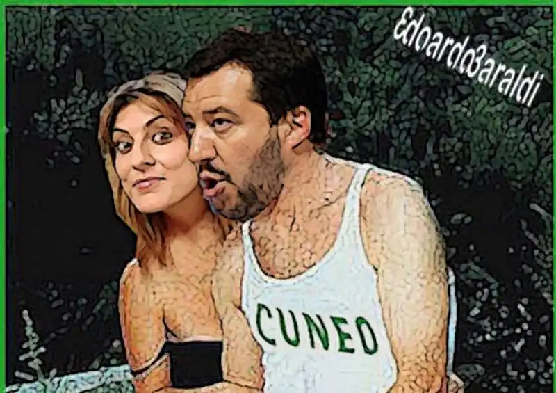 MATTEO SALVINI ELISA ISOARDI