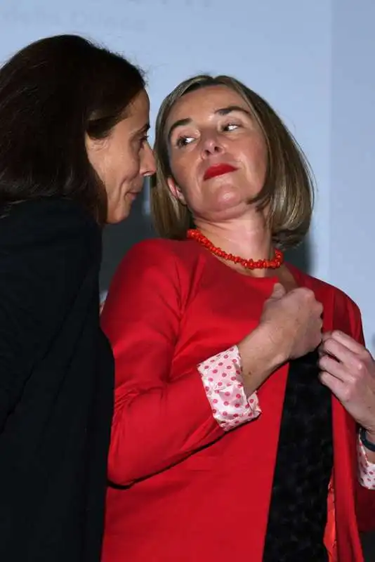 Mogherini e Nathalie Tocci